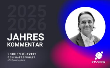 Jochen Gutzeit, Geschäftsführer von AWK Aussenwerbung, im invidis Jahreskommentar (Foto: awk)