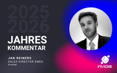 Jan Reiners, Sales Director von Broadsign, im invidis Jahreskommentar 25/26 (Foto: Broadsign)