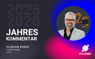 Florian König, Vorstand von Echion, im invidis Jahreskommentar 2025/2026 (Foto: echion AG)