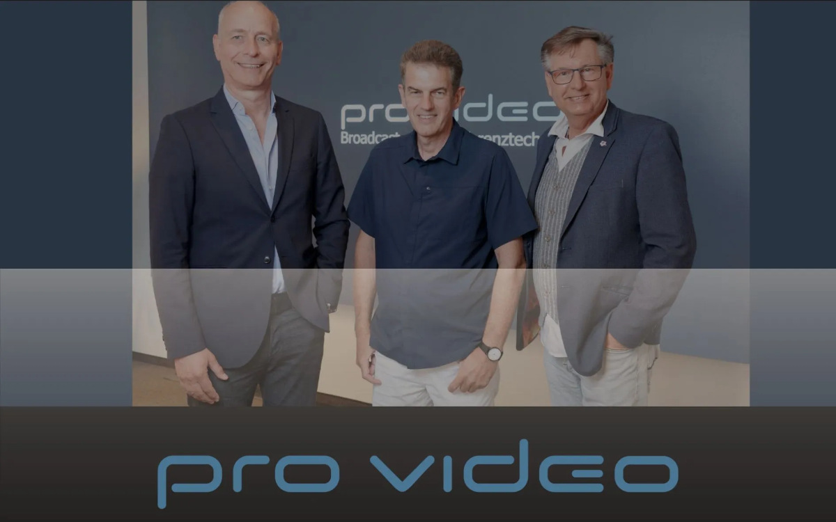 Die Gründer von Pro Video (von links): Randolf Klann, Jörg Lütjen und Michael Bonewald (Foto: PRO VIDEO)