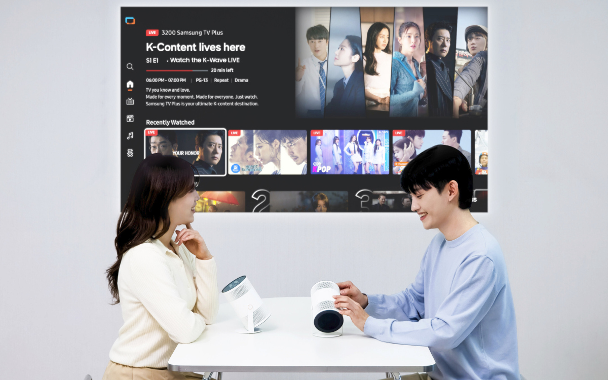 Neuer LED-Projektor Samsung Freestyle+ (Foto: Samsung)