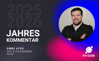 Emre Ates, CEO und Co-Founder von Rechargy, im invidis Jahreskommentar 25/26. (Foto: Rechargy)