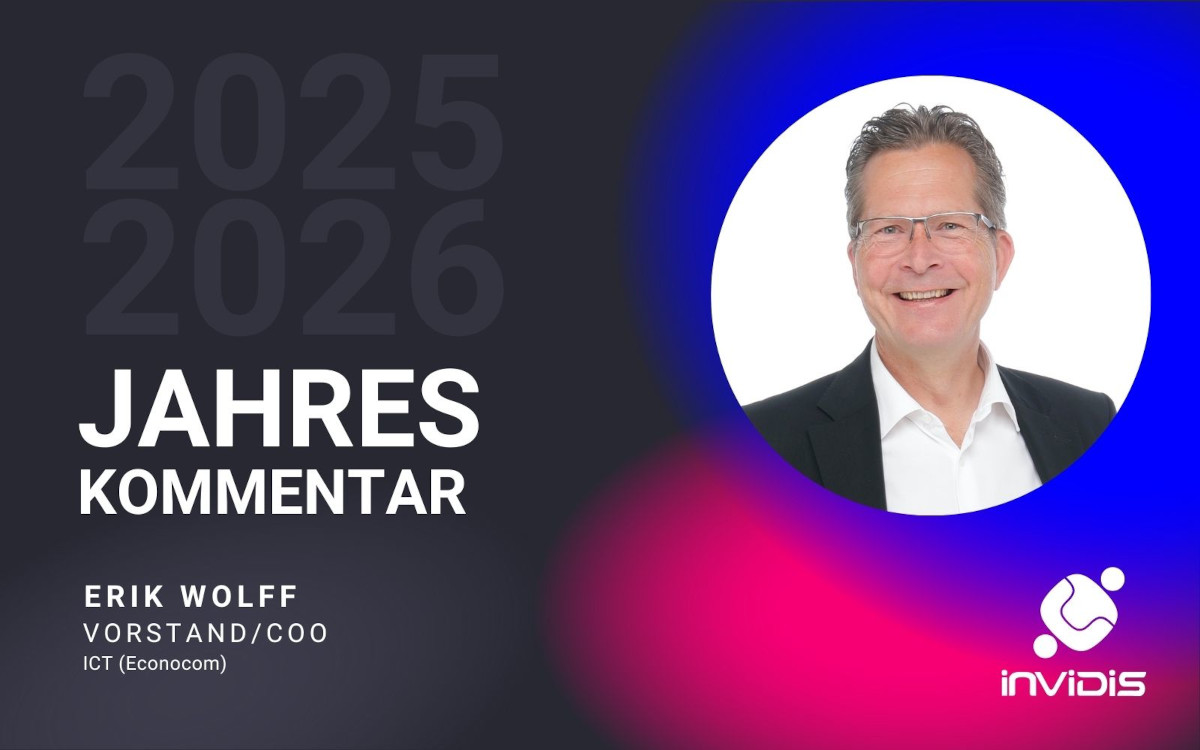 Erik Wolff, Vorstand/COO von ICT (Econocom), im invidis Jahreskommentar 25/26 (Foto: ICT AG)
