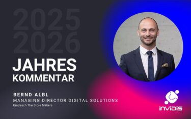 Bernd Albl, Managing Director Digital Solutions bei Umdasch The Store Makers, im invidis Jahreskommentar 25/26 (Foto: umdasch)
