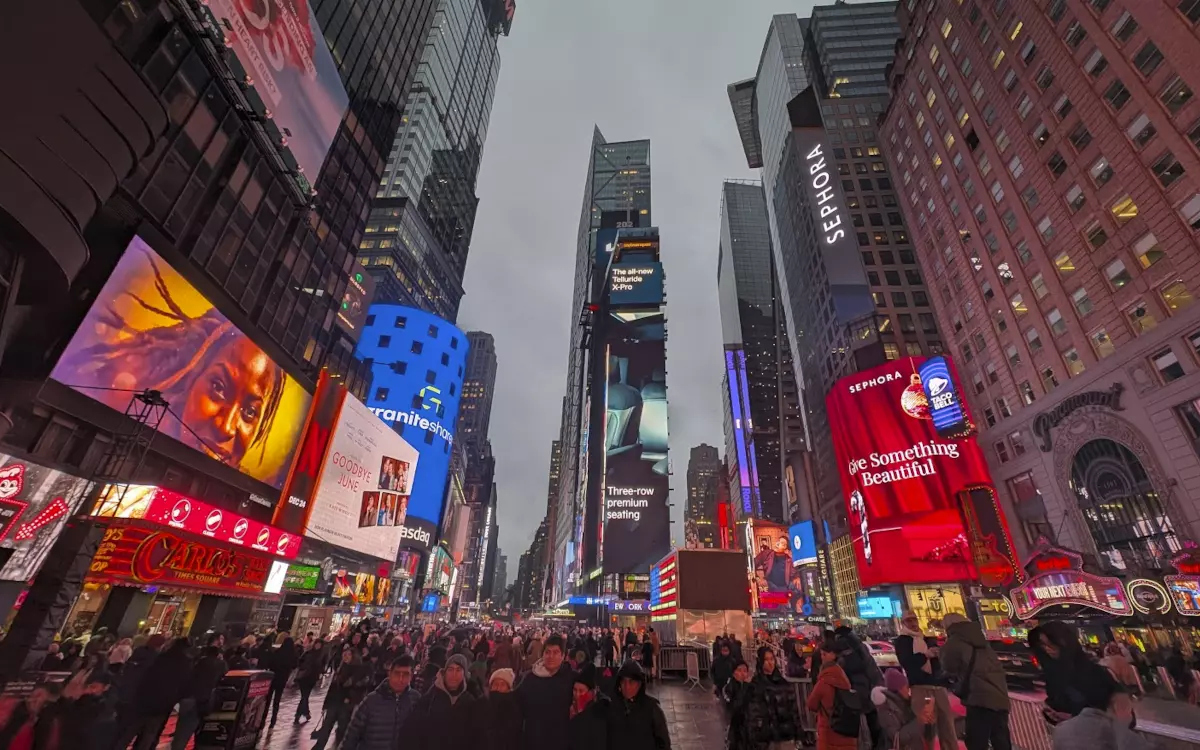 One Times Square LED-Fassade, New York (Foto: invidis)