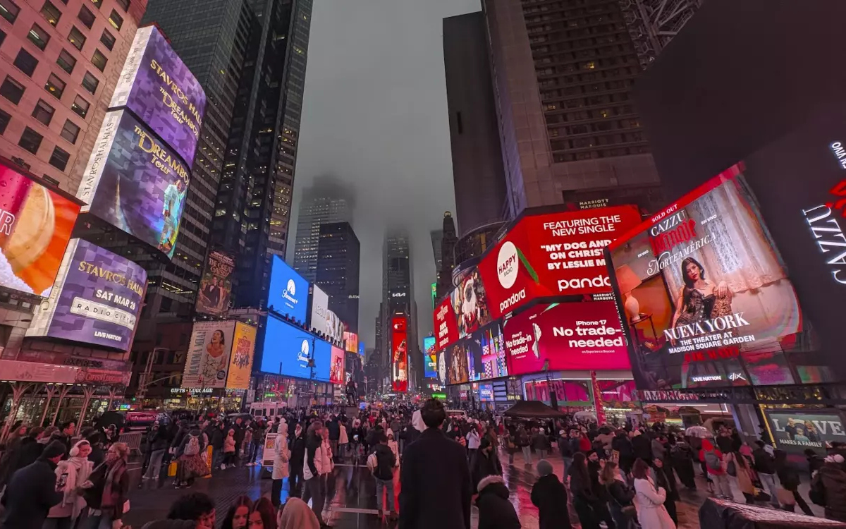One Times Square LED-Fassade, New York (Foto: invidis)
