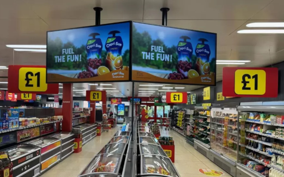 Instore Retail Media von Iceland Foods (Foto: STRATACACHE)