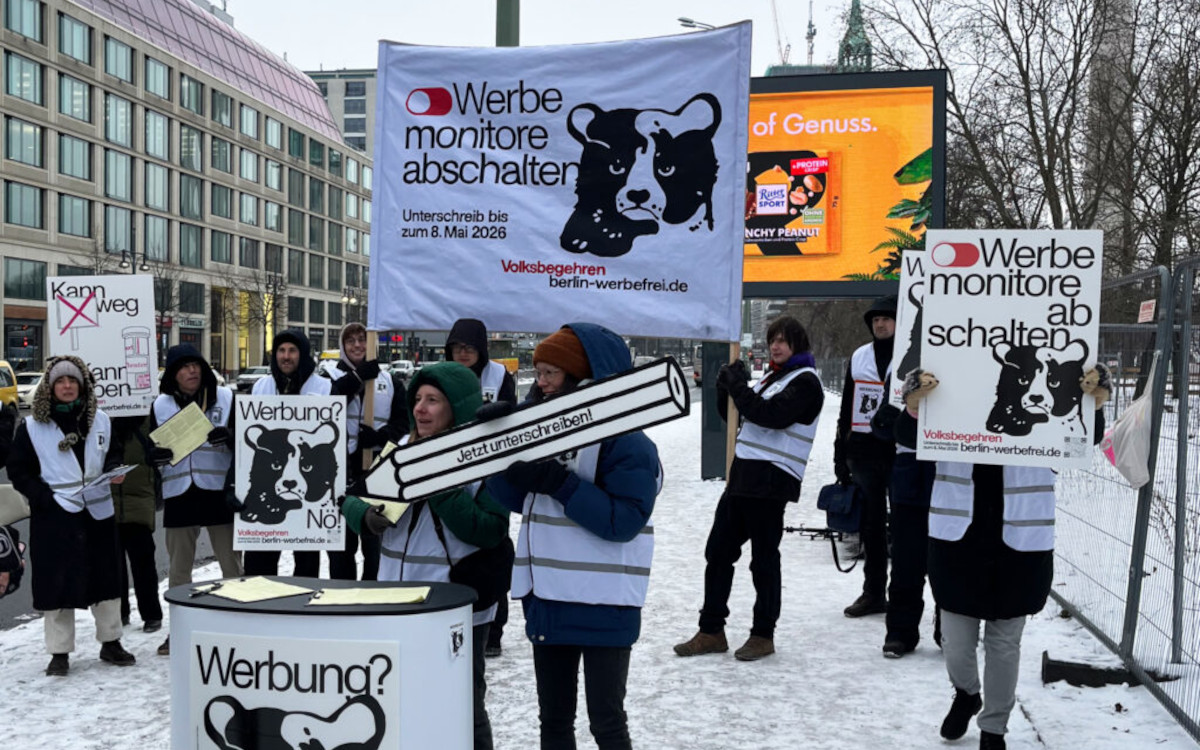 Auftaktveranstaltung von "Berlin Werbefrei". (Foto: Berlin Werbefrei)