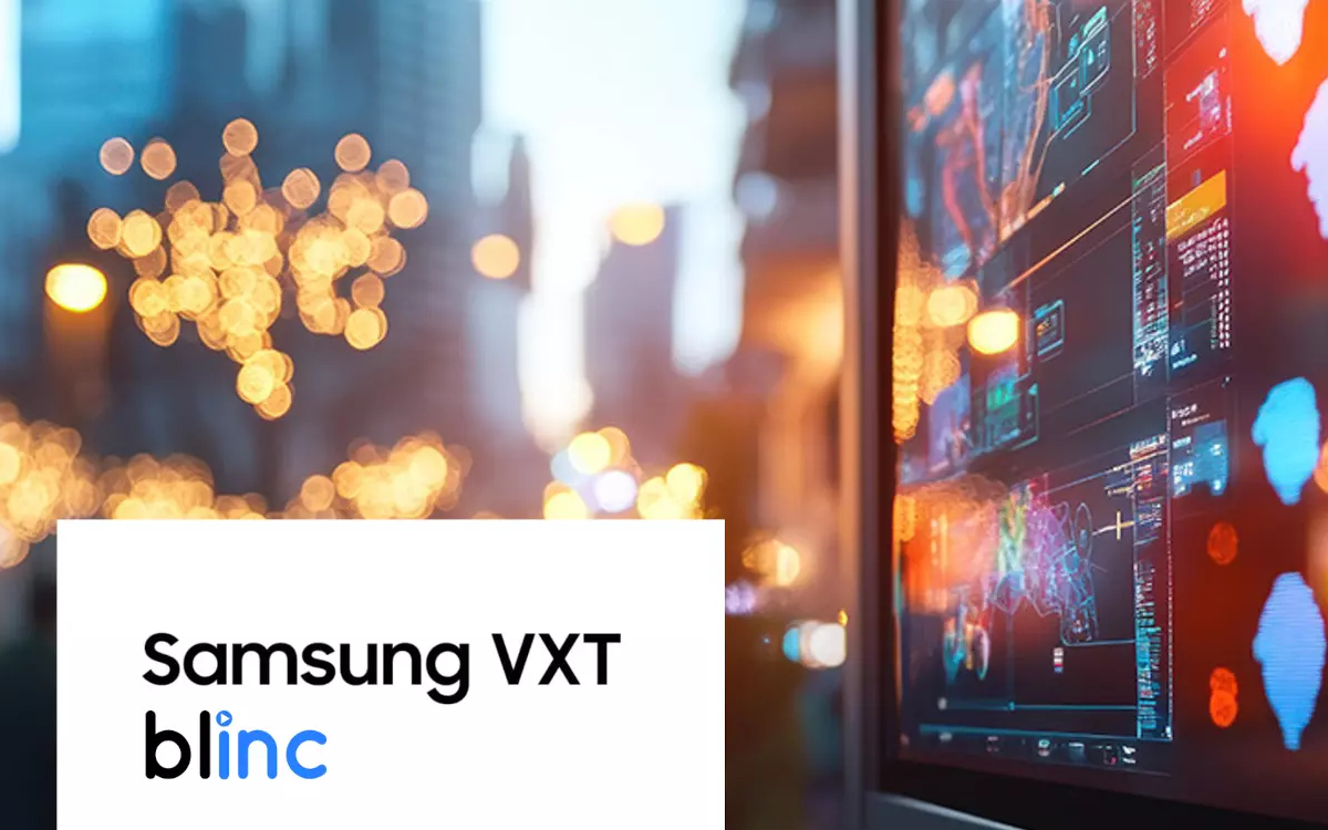 Samsung VXT integriert die Analytics-Plattform Blinc. (Foto: invidis)