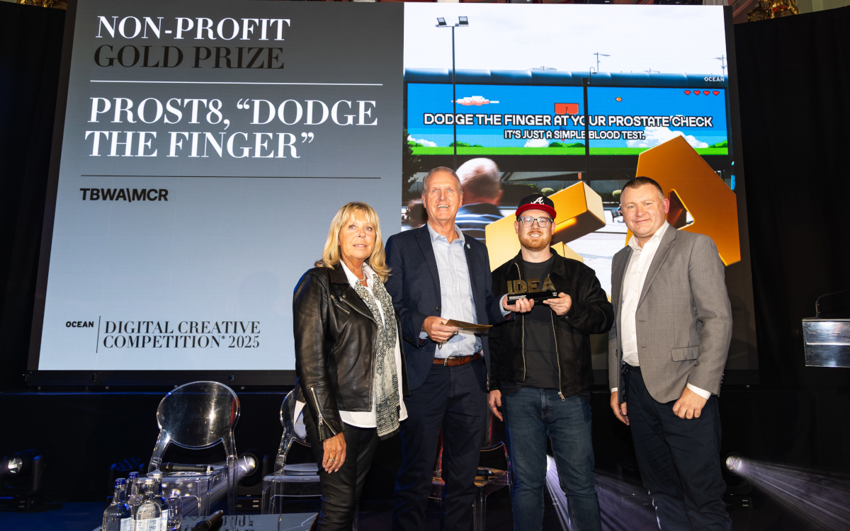 Prost8 und die Agenturen TBWA\MCR gewinnen den European Grand Prix. (Foto: Ocean Outdoor)