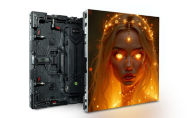 LED-Cabinet Aura mit MiniLED-in-Package-Technologie und 1,5 Millimeter Pixelpitch am Stand der Lang AG (Foto: Lang AG)