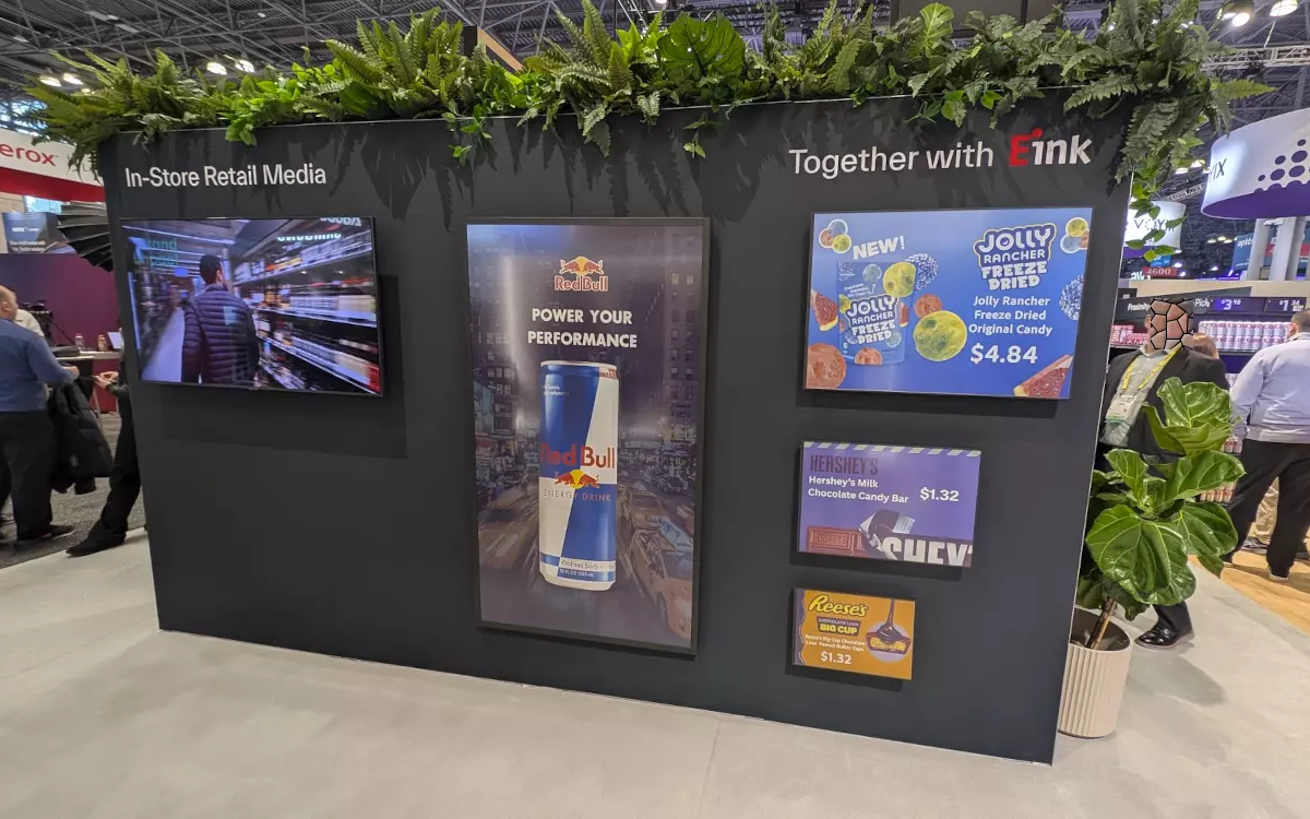 E-Paper-Displays auf der NRF 2026. (Foto: invidis)