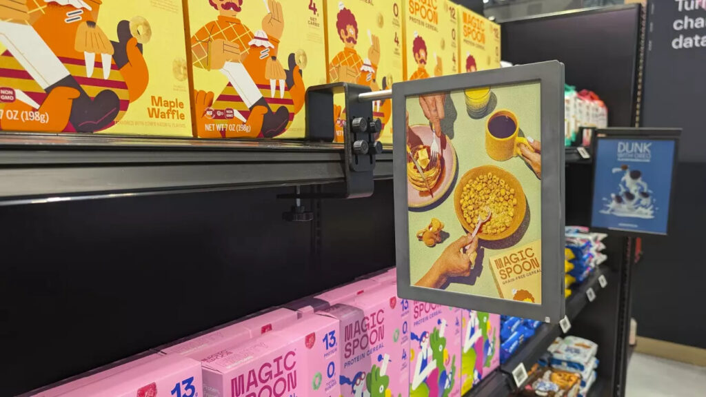 E-Paper Displays auf der NRF 2026. (Foto: invidis)