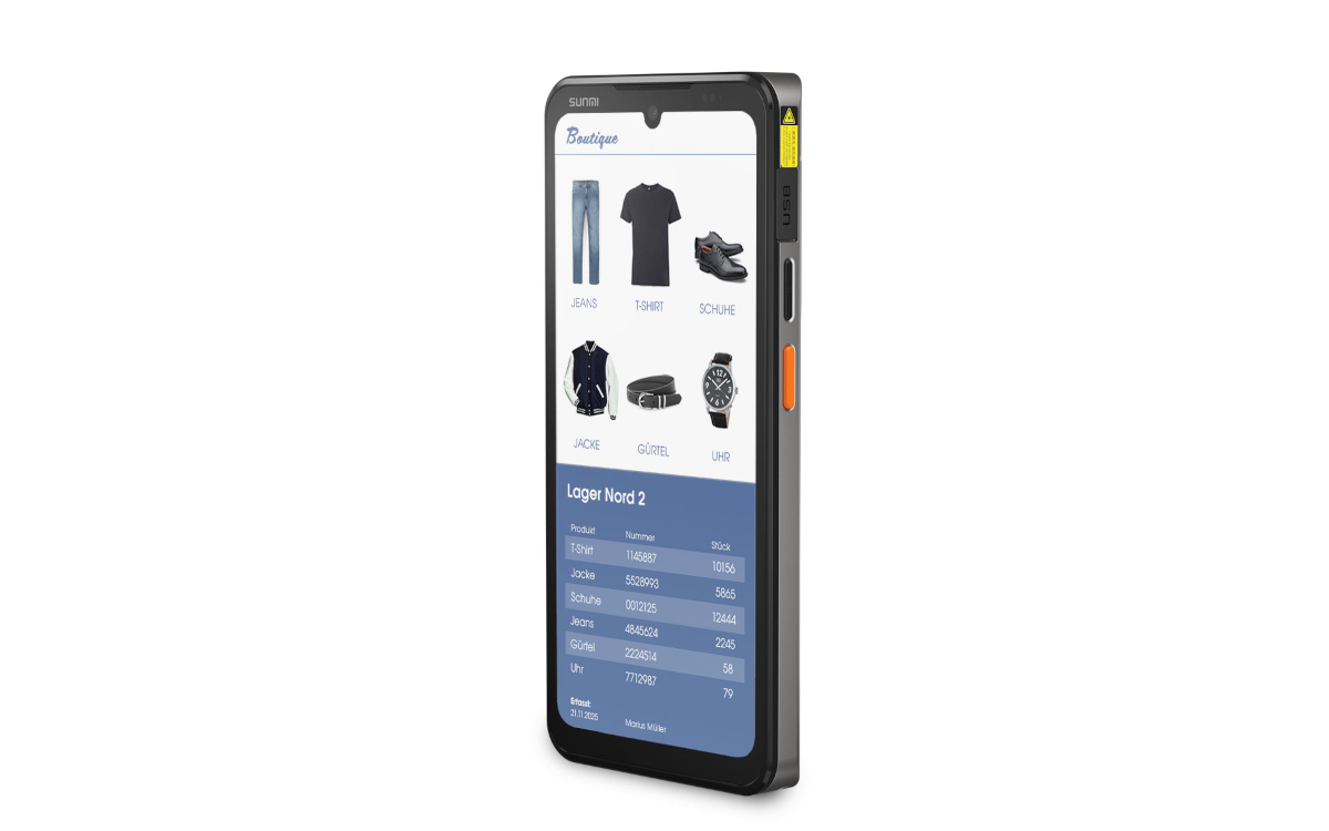 Concept International führt das mobile Terminal Sunmi L3 im Portfolio. (Bild: Concept International)