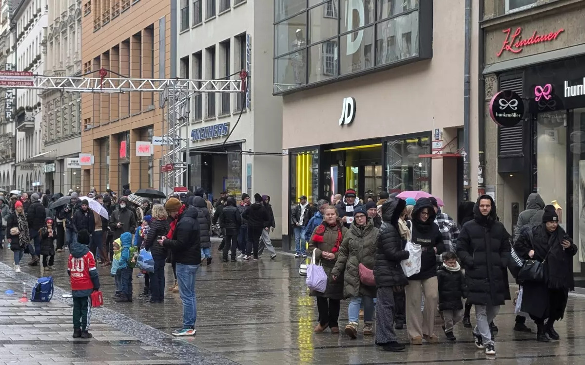 Einkaufsstraße in München (Foto: invidis)