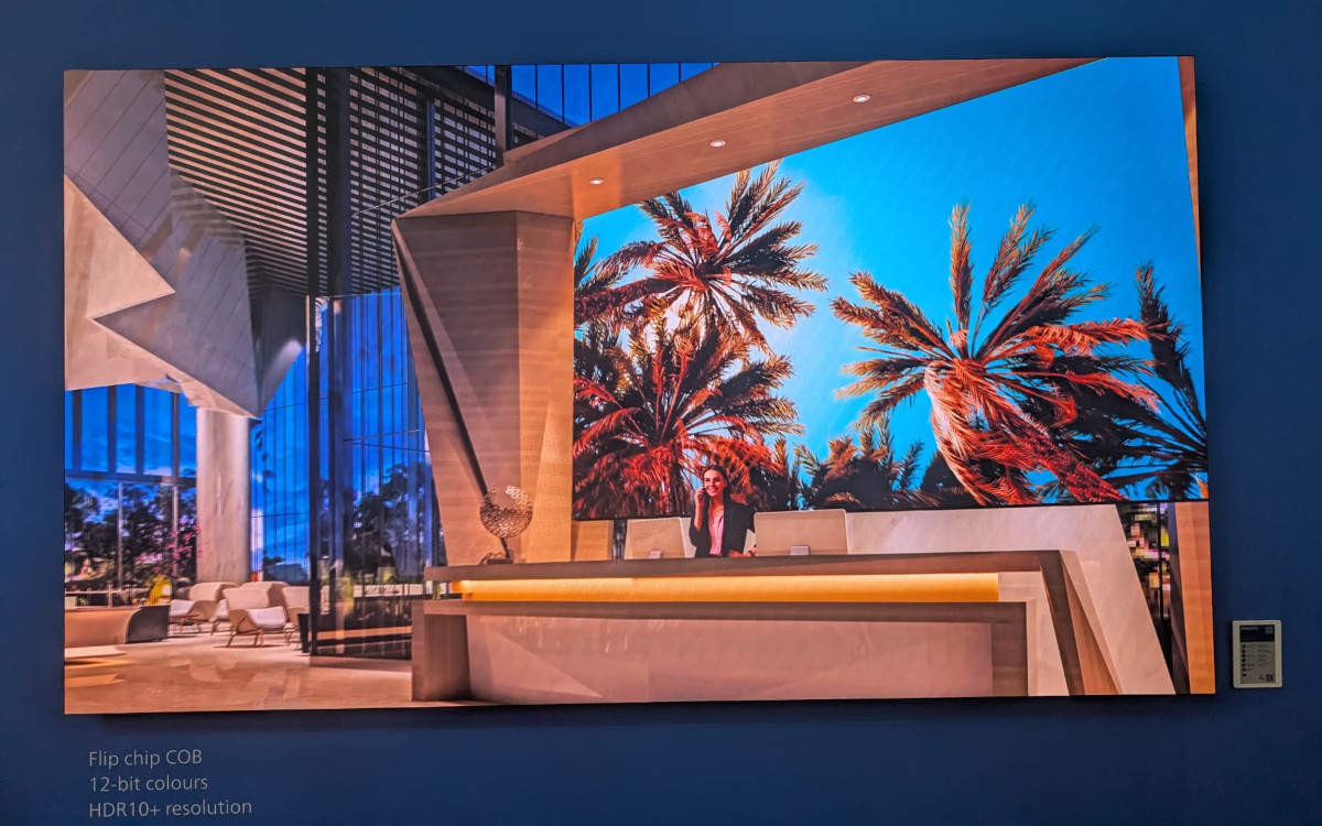 COB-LED auf dem PPDS-Stand (Foto: invidis)