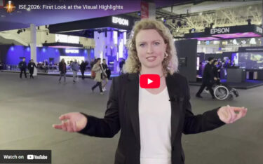 Antonia Hambergers erster Blick auf Halle 3 der ISE 2026 (Foto: invidis)