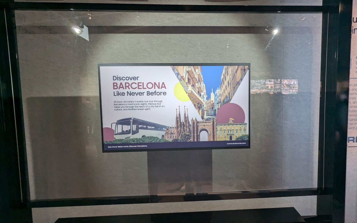 Marquee-E-Paper-Display bei Samsung (Foto: invidis)