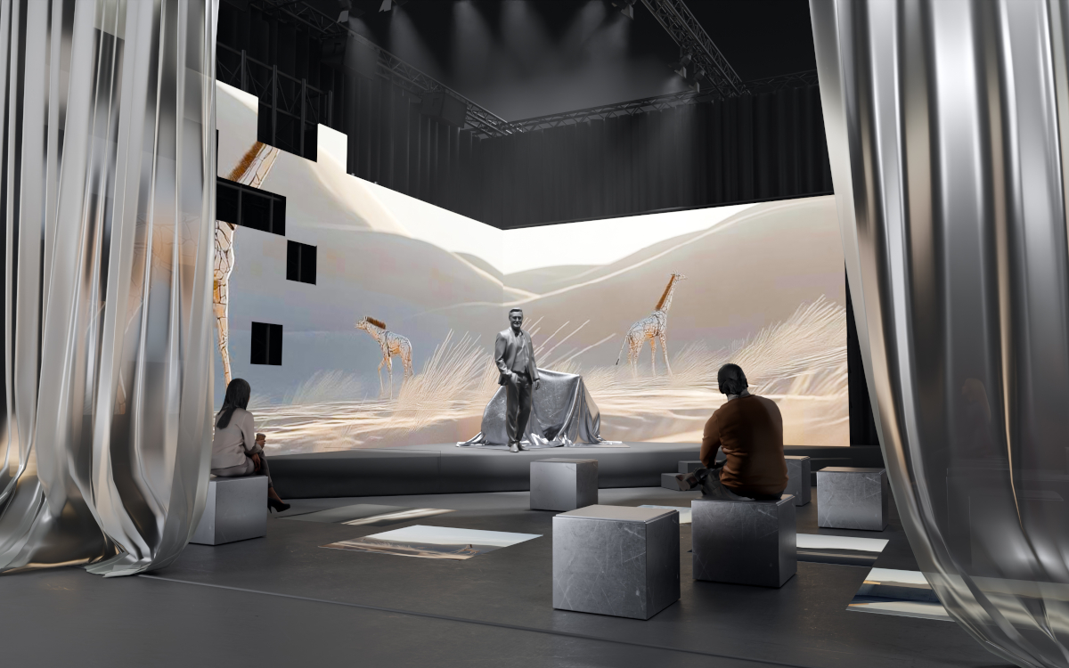 Retail(un)covered Stage der EuroShop 2026 (Rendering: Hochschule Düsseldorf