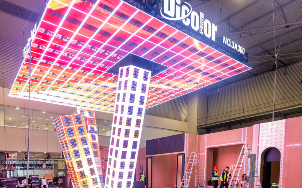 Aufbau der ISE 2026 (Foto: ISE)