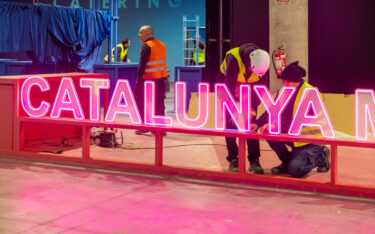 Aufbau der ISE 2026 (Foto: ISE)