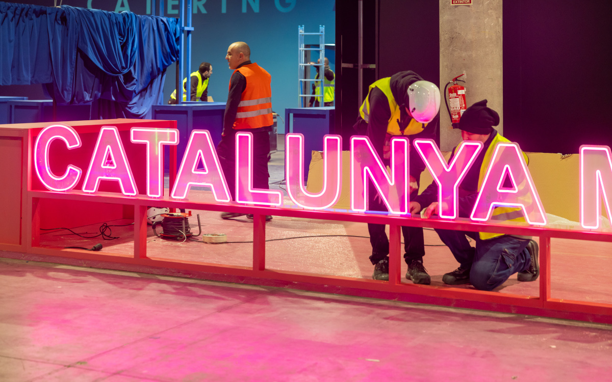 Aufbau der ISE 2026 (Foto: ISE)