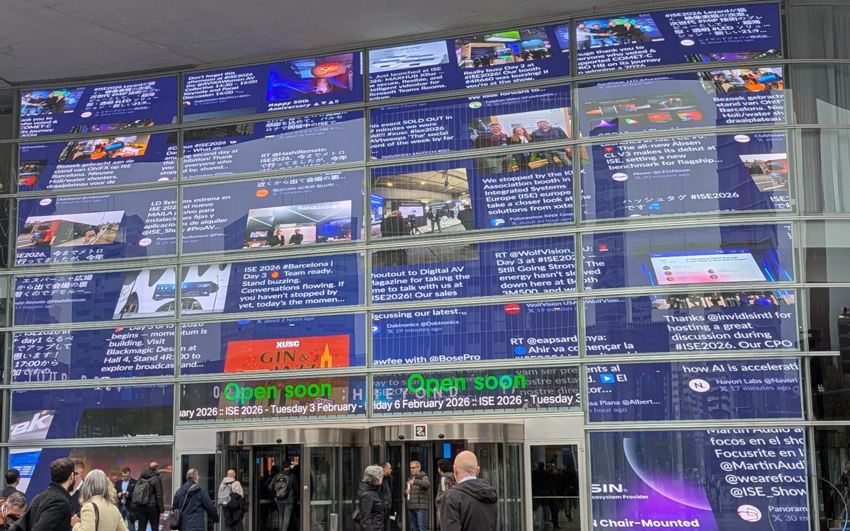 Die South-Entrance-LED als Dashboard (Foto: invidis)