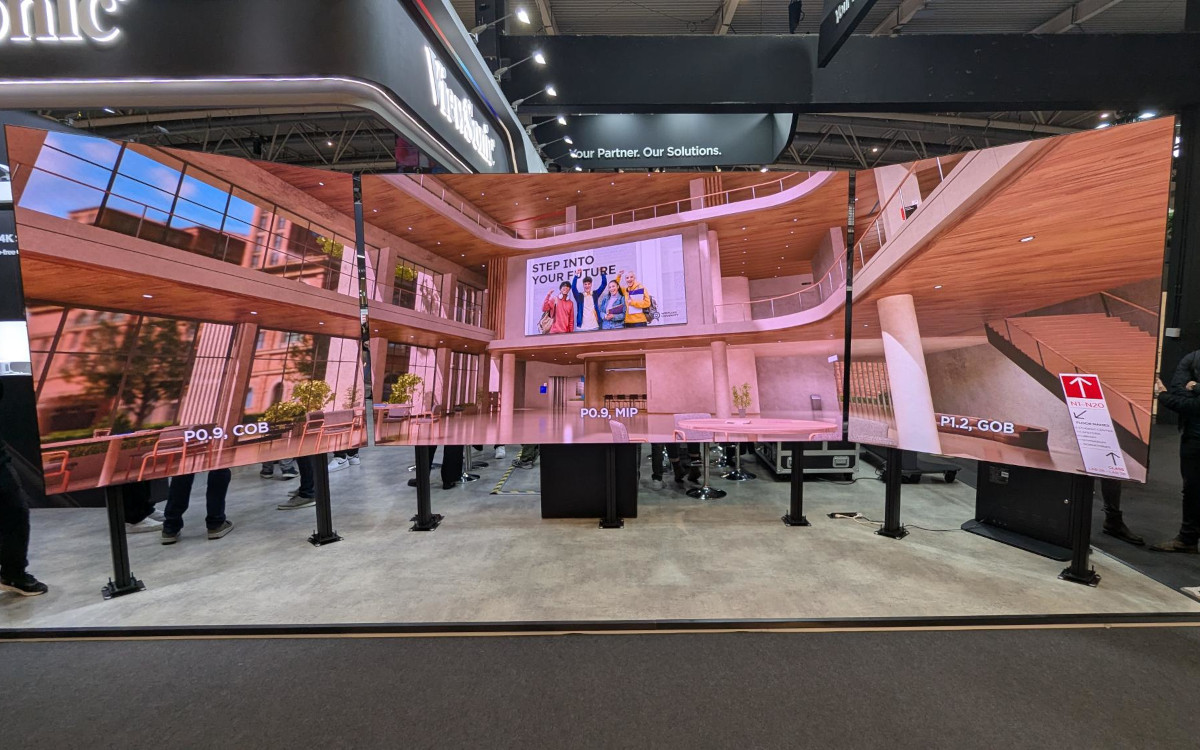 LED-Technologien bei Viewsonic im Vergleich (Foto: invidis)