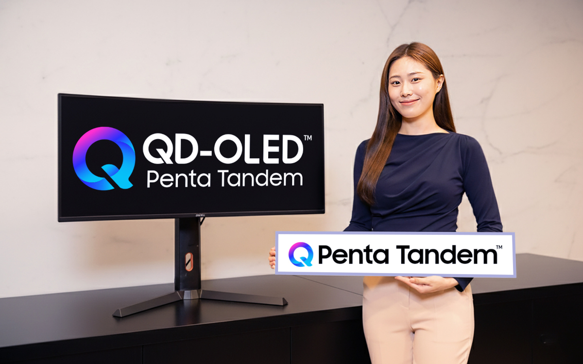 Vorstellung der Marke "QD-OLED Penta Tandem" (Foto: Samsung Display)