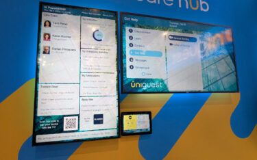 Der "Healthcare Hub" von Uniguest auf der ISE (Foto: invidis)