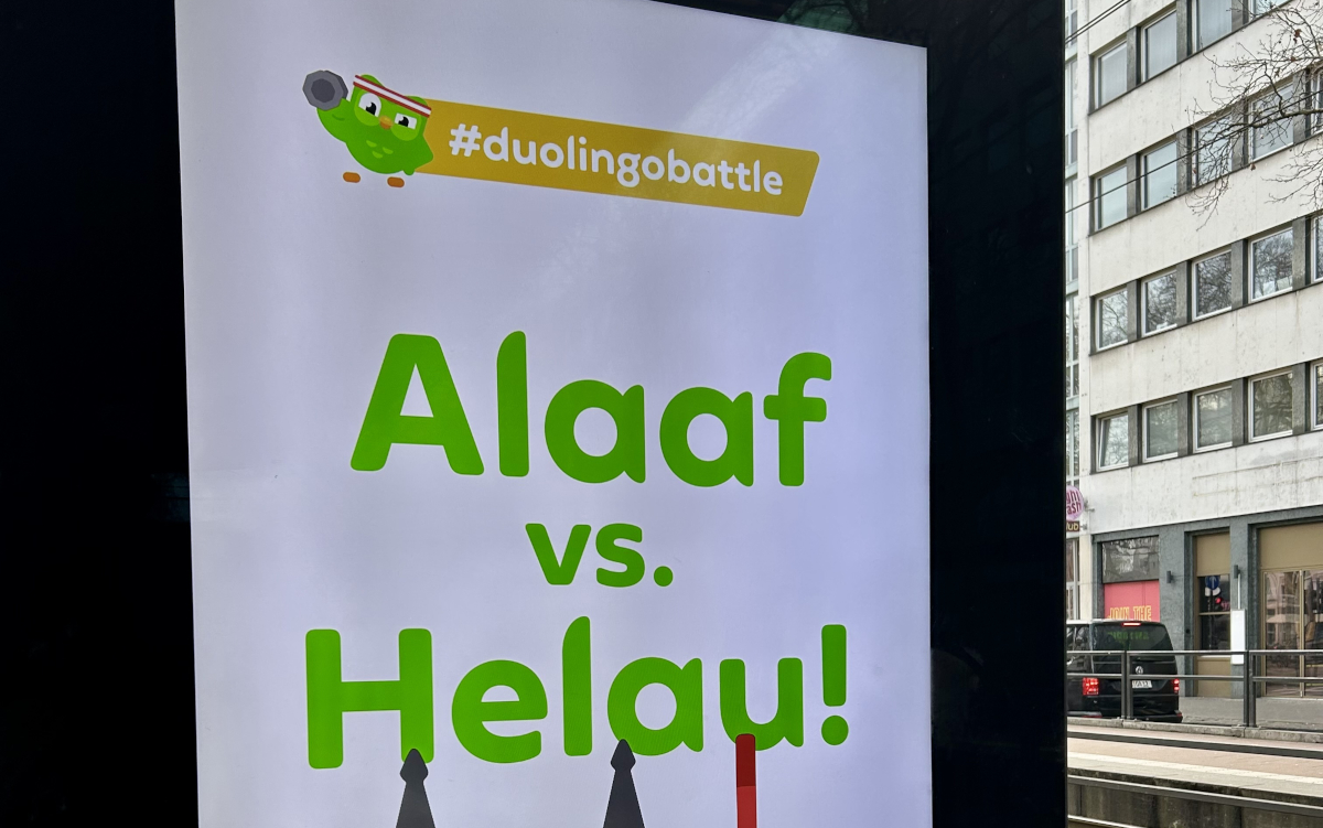 Duolingo startet zusammen mit Planus Media einen Stadtwettbewerb. (Foto: Planus media)