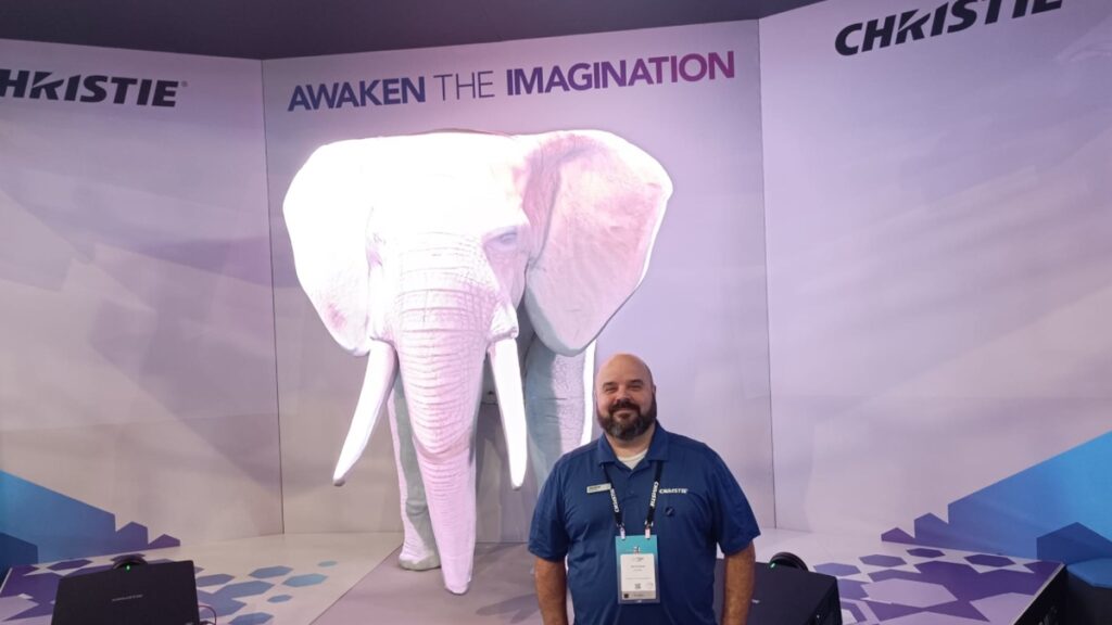 Joel St.-Denis von Christie Digital (Foto: invidis)