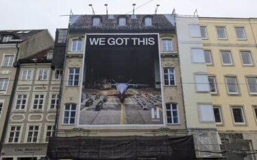 OoH-Kampagne der Rüstungsindustrie in München. (Foto: invidis)