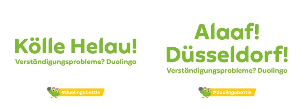 Die jeweiligen Städte-Slogans in umgekehrter Zuordnung. (Foto: Planus media) 