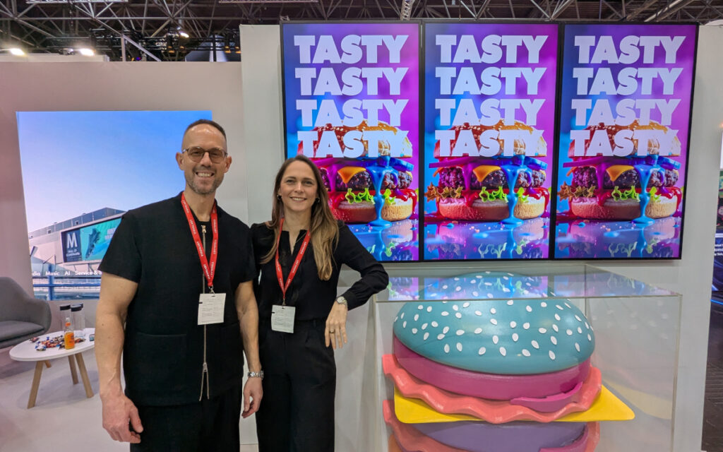 Andreas Lind und Maike Frölich von Visual Art (Foto: invidis)