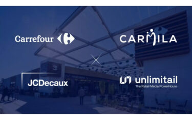 Kooperation für ein großes OoH/DooH-Rollout: Carrefour, JC Decaux, Carmila und Unlimitail (Foto: JCDecaux)