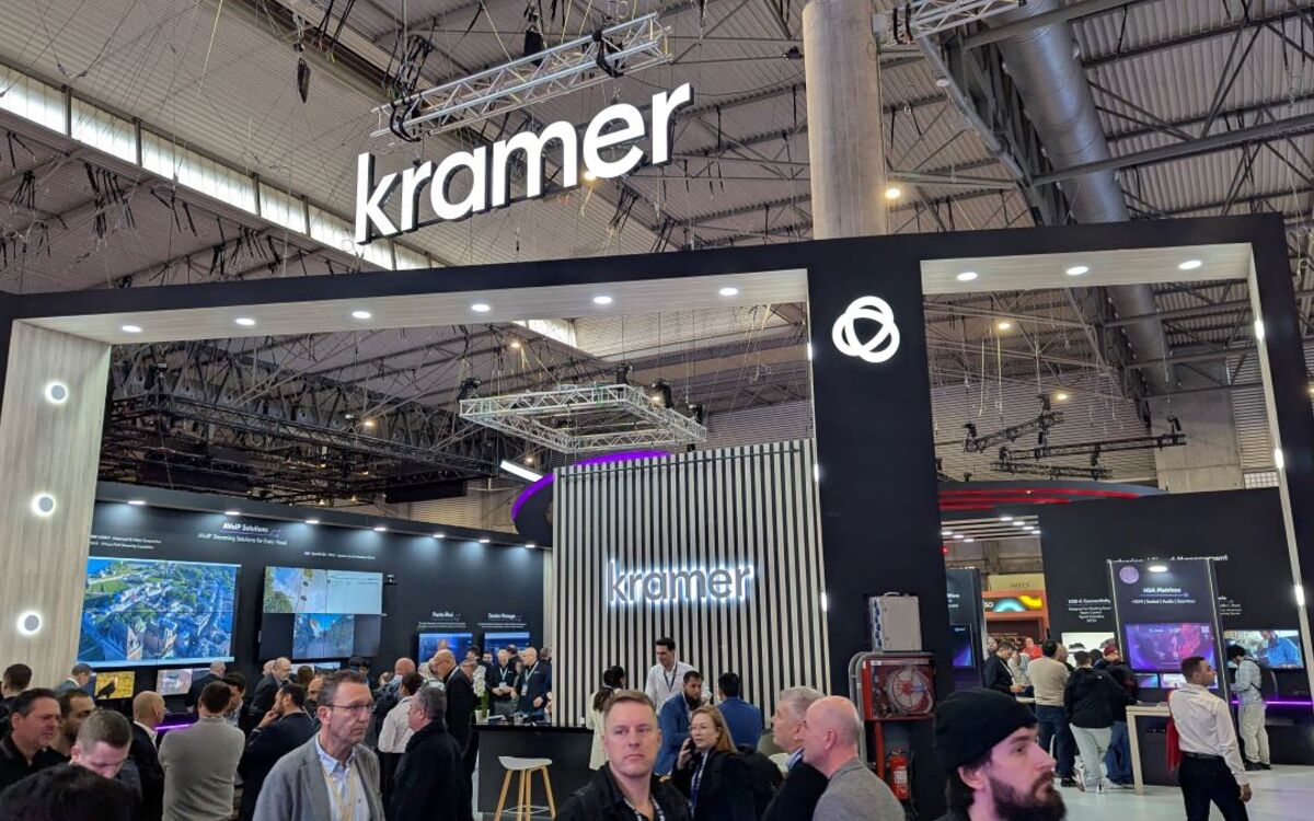 Kramer-Stand auf der ISE 2026 (Foto: Kramer)