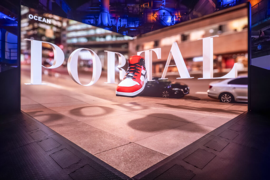 Ein möglicher Einsatz des Ocean Portals sind immersive Markenerlebnisse. (Foto: Ocean Outdoor Germany