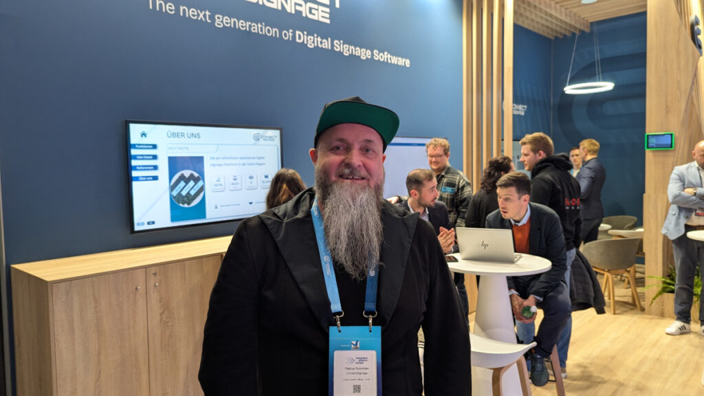 Patrick Schröder von Connectsignage (Foto: invidis)