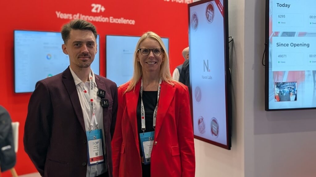 Tim Baker und Rachel McAvoy von Navori (Foto: invidis)