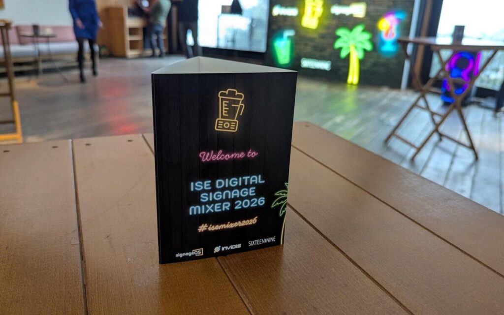 Impressionen des Sixteen:Nine-Mixers vor der ISE 2026 (Foto: invidis)