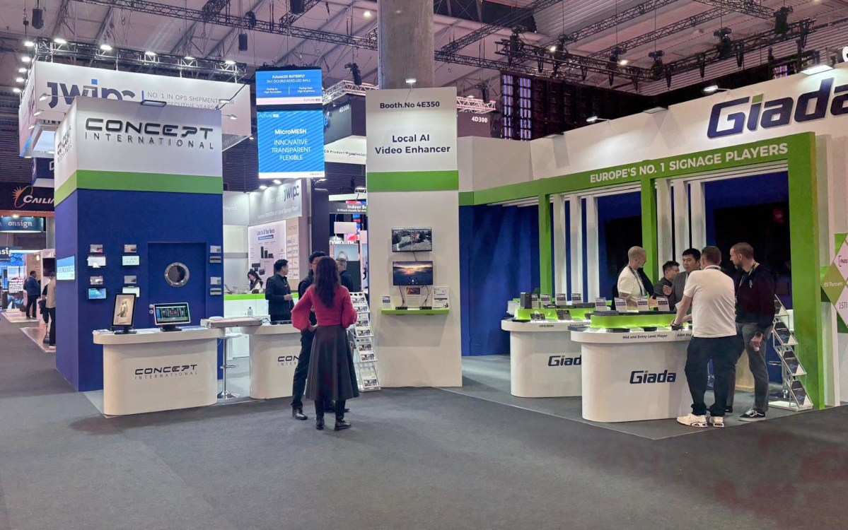 Concept International auf der ISE 2026. (Foto: invidis)