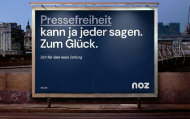 Die Medienmarken NOZ und SHZ rollen eine neue Markenkampagne auf digitalen und analogen Werbeträgern in Norddeutschland aus. (Foto: TryNoAgency)