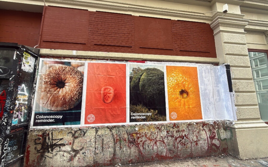 Die Mekanism-Kampagne zur Darmkrebsvorsorge (Foto: Mekanism)