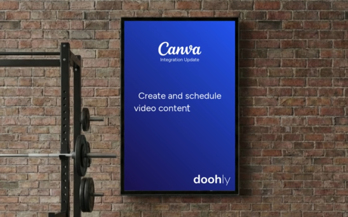 Canva übernimmt das australische Softwareunternehmen Doohly und steigt in den DooH-Markt ein. (Foto: Doohly/Screenshot)