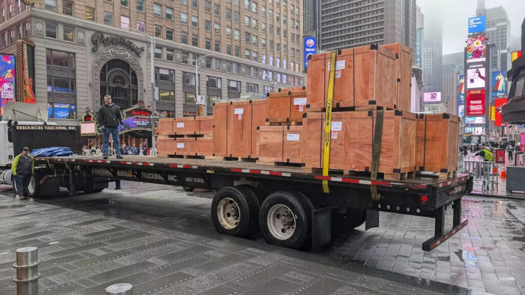 Neues LED-Equipment für den Times Square (Foto: invidis)