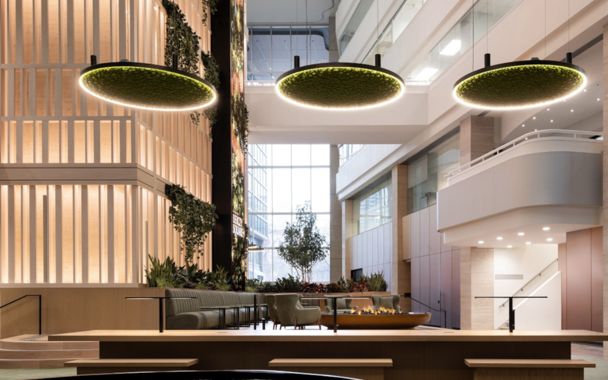 Gentilhomme bespielt die neue LED-Wall in einem Bürokomplex in Toronto mit Inhalten. (Foto: GWL Realty Advisors)