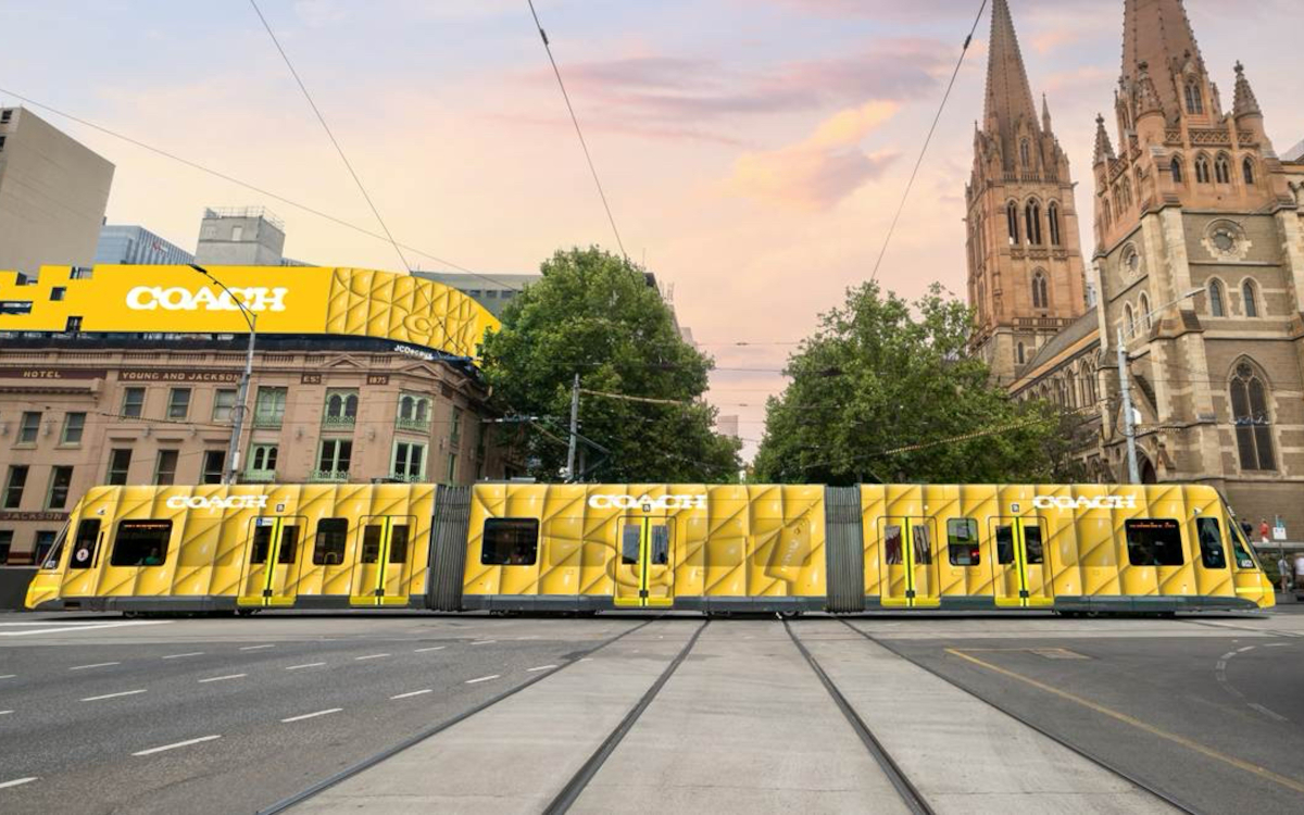 Eine Yarra Tram in Melbourne (Foto: JCDecaux)