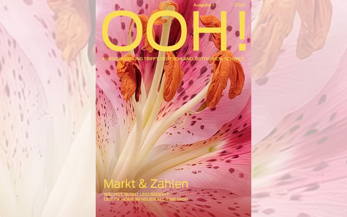 Das OOH-Magazin 1/2026 ist erschienen. (Bild: BAM)