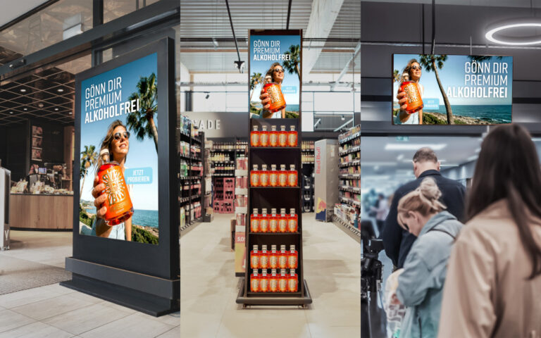 Die Retail Media Alliance verbindet Displays von Digooh, Emsu und Viewento/Verve. (Fotos: Inovisco)